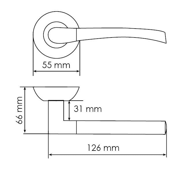 Pizza Kapı Kolu Simple MH-06