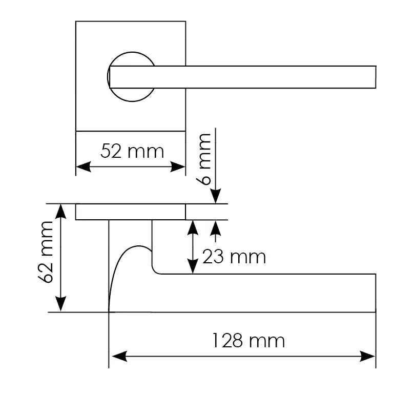 Kaffe Kapı Kolu S6 MH-50-S6