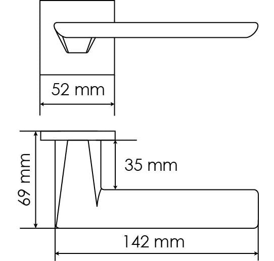 Plateau Kapı Kolu S6 MH-51-S6