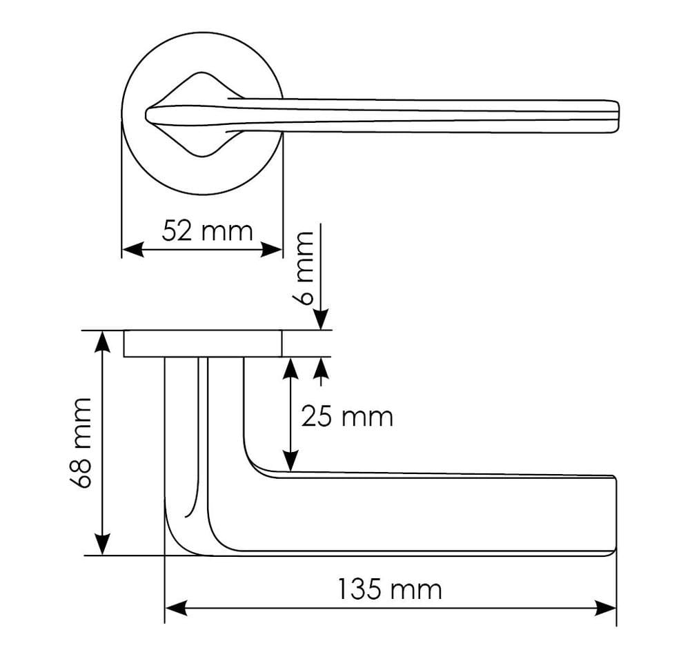 Oaka Kapı Kolu S6 MH-61-R6