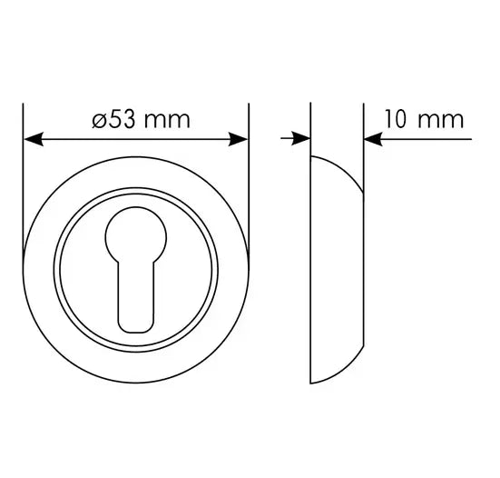 Kapı Rozeti Simple MH-KH