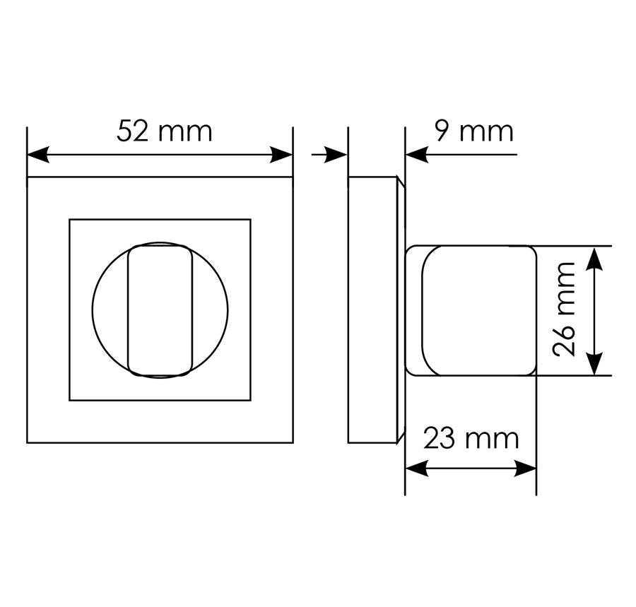 Line WC Kapı Kilidi MH-WC-S